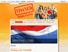 Tablet Screenshot of nederlandslereninthailand.com